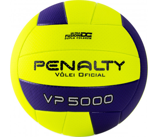 Мяч волейбольный "PENALTY BOLA VOLEI VP 5000 X", р.5, термосшивка, жёлто-фиолетовый Жёлтый image