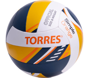 Мяч волейбольный "TORRES Simple Orange" р.5 Мяч волейбольный "TORRES Simple Orange" р.5