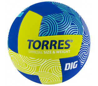 Мяч волейбольный "TORRES Dig" р.5 