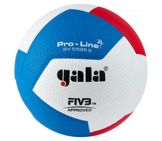 Мяч волейбольный "GALA Pro-Line 12", р. 5,бело-голубо-красный Белый image