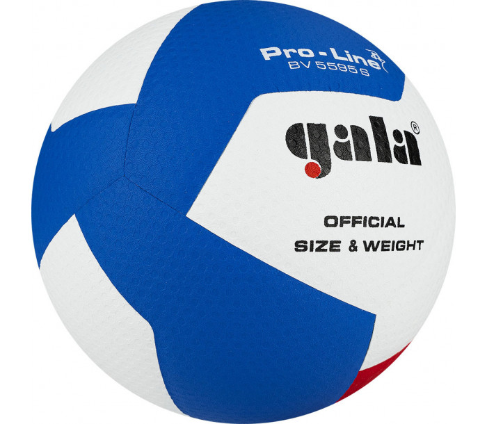 Мяч волейбольный "GALA Pro-Line 12", р. 5,бело-голубо-красный-фото 2 hover image