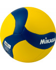 Мяч волейбольный MIKASA V355W, р.5, 18 панелей, синтетическая кожа (ПВХ), машинная сшивка, жёлто-синий Жёлтый-фото 3 additional image