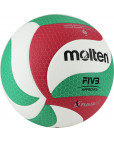 Мяч волейбольный "MOLTEN V5M5000" р. 5, бело-красно-зелёный-фото 2 additional image