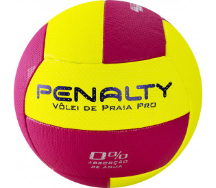 Мяч волейбольный пляжный "PENALTY BOLA VOLEI DE PRAIA PRO", р.5, желто-розовый