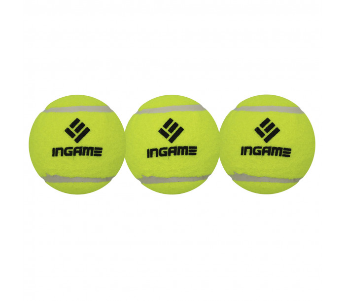 Мяч для большого тенниса Ingame, упаковка 3 мяча-фото 2 hover image