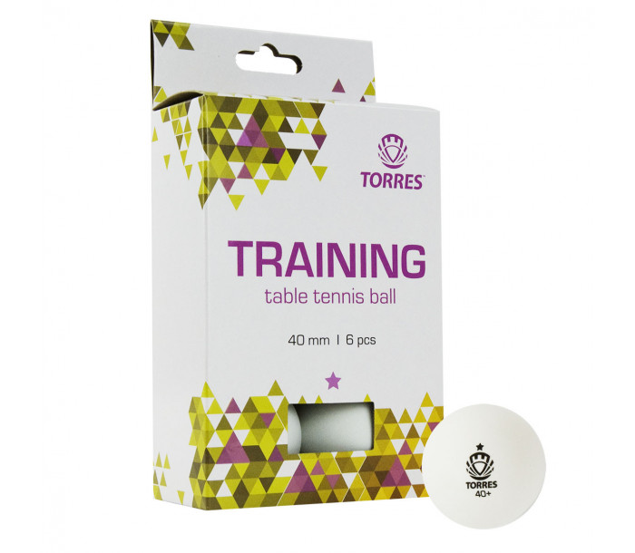 Мяч для наст. тенниса TORRES Training 1*