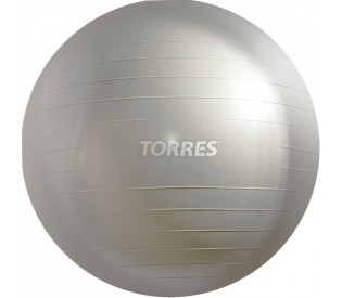 Мяч гимнастический "TORRES" 55 см серый