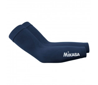 Нарукавники волейбольные компрессионные "MIKASA", MT430, Extra, тёмно-синий