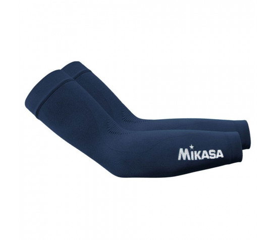 Нарукавники волейбольные компрессионные "MIKASA", MT430, Extra, тёмно-синий Тёмно-синий image
